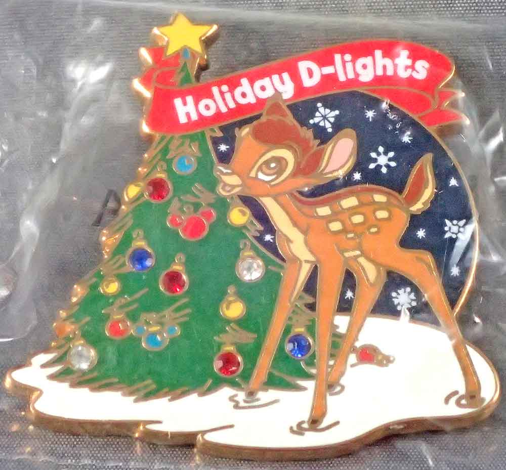 Bambi Holiday d-lights Pin 2011 - VERY LIMITED, RARE, NEW, SEALED, Pin 88532